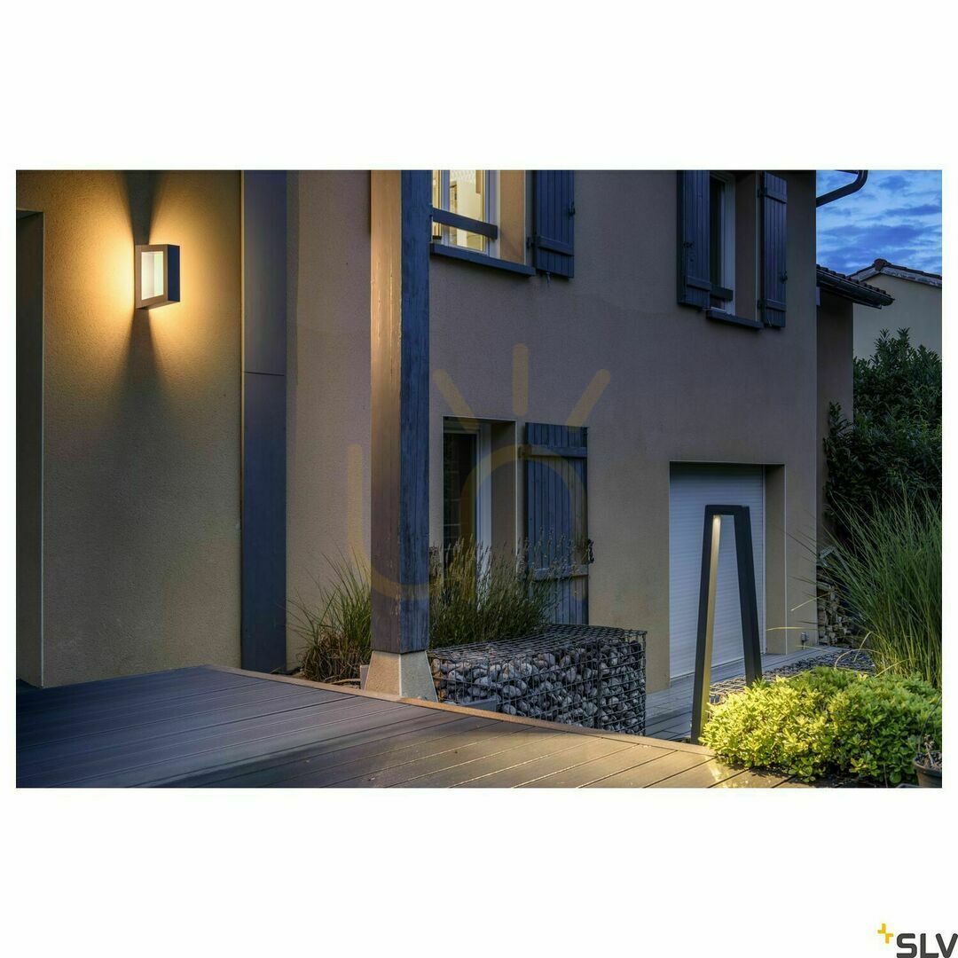 Kijelző Kültéri állólámpa SLV BOOKAT antracit 15W IP65 CCT 1005441 Kültéri állólámpa SLV BOOKAT antracit 15W IP65 CCT 1005441