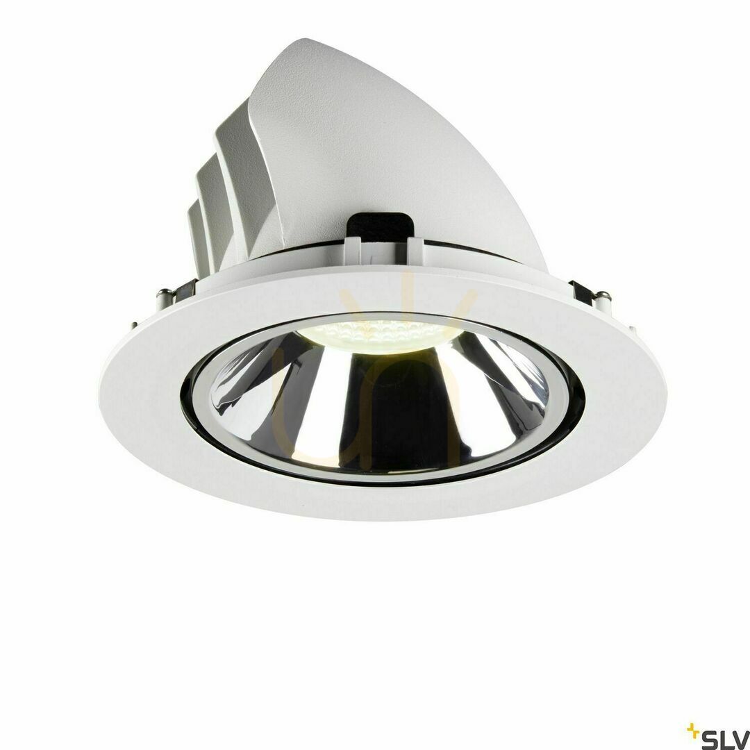 Kilátás Süllyesztett lámpatest SLV NUMINOS GIMBLE XL fehér-króm 37,4W 4000K 1006076 Süllyesztett lámpatest SLV NUMINOS GIMBLE XL fehér-króm 37,4W 4000K 1006076