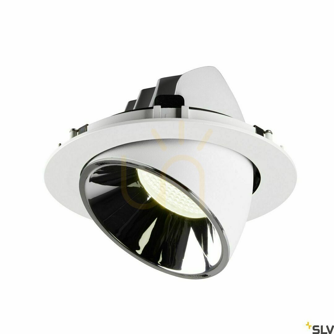 Előnézet Süllyesztett lámpatest SLV NUMINOS GIMBLE XL fehér-króm 37,4W 4000K 1006076 Süllyesztett lámpatest SLV NUMINOS GIMBLE XL fehér-króm 37,4W 4000K 1006076