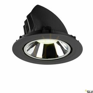 Süllyesztett lámpatest SLV NUMINOS GIMBLE XL fekete 37,4W 4000K 3750lm 1006073 small 1