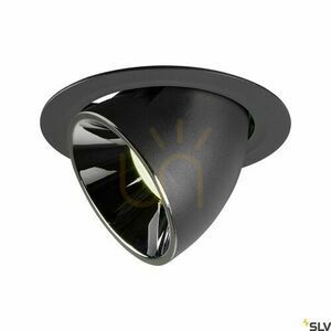 Süllyesztett lámpatest SLV NUMINOS GIMBLE XL fekete-króm 37,4W 4000K 1006070 small 0