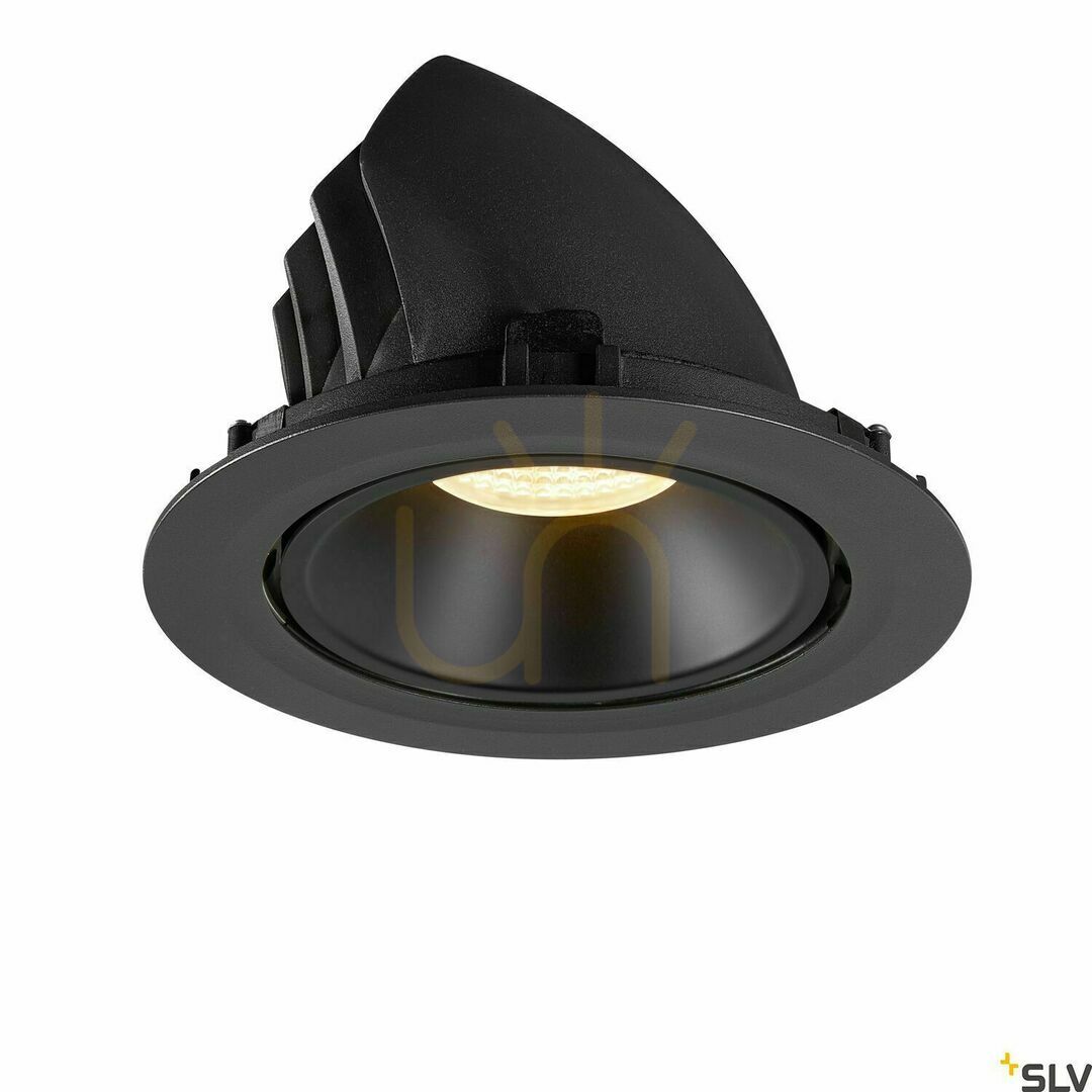 Kilátás Süllyesztett lámpatest SLV NUMINOS GIMBLE XL fekete 37,4W 3000K 1006050 Süllyesztett lámpatest SLV NUMINOS GIMBLE XL fekete 37,4W 3000K 1006050