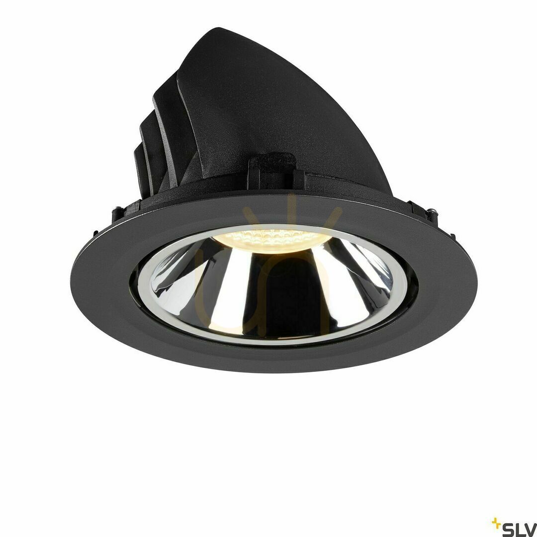 Kilátás Süllyesztett lámpatest SLV NUMINOS GIMBLE XL fekete 3000K 37,4W 1006049 Süllyesztett lámpatest SLV NUMINOS GIMBLE XL fekete 3000K 37,4W 1006049