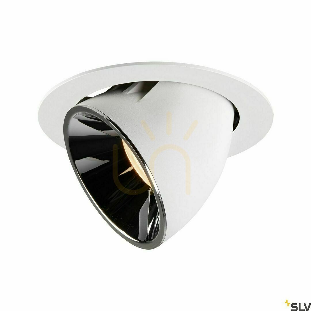 Jelölje be Süllyesztett lámpatest SLV NUMINOS GIMBLE XL fehér-króm 37,4W 2700K 3400lm 1006040 Süllyesztett lámpatest SLV NUMINOS GIMBLE XL fehér-króm 37,4W 2700K 3400lm 1006040