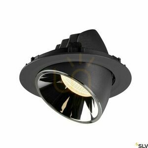 Süllyesztett lámpatest SLV NUMINOS GIMBLE XL fekete 37,4W 2700K 3400lm 1006037 small 2