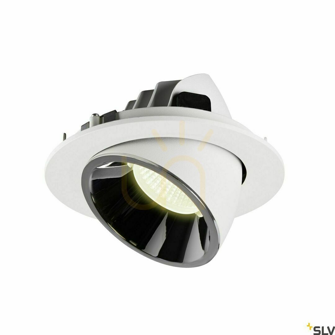 Előnézet Süllyesztett lámpatest SLV NUMINOS GIMBLE L fehér-króm 25,4W 4000K 1006025 Süllyesztett lámpatest SLV NUMINOS GIMBLE L fehér-króm 25,4W 4000K 1006025