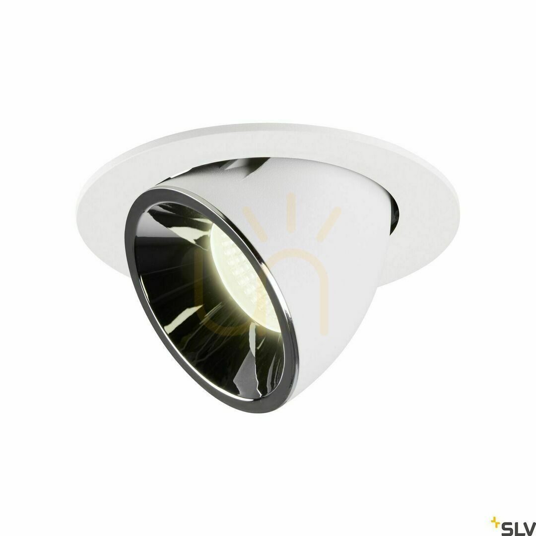 Jelölje be Süllyesztett lámpatest SLV NUMINOS GIMBLE L fehér-króm 25,4W 4000K 1006025 Süllyesztett lámpatest SLV NUMINOS GIMBLE L fehér-króm 25,4W 4000K 1006025