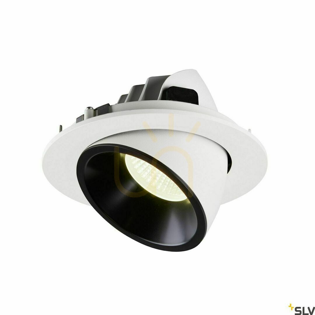 Előnézet Süllyesztett lámpatest SLV NUMINOS GIMBLE L fehér-fekete 25,4W 4000K 1006020 Süllyesztett lámpatest SLV NUMINOS GIMBLE L fehér-fekete 25,4W 4000K 1006020