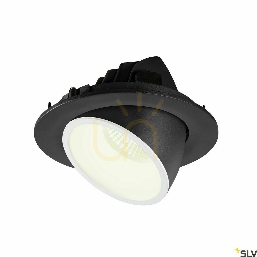 Előnézet Süllyesztett lámpatest SLV NUMINOS GIMBLE L fekete-fehér 25,4W 4000K 1006015 Süllyesztett lámpatest SLV NUMINOS GIMBLE L fekete-fehér 25,4W 4000K 1006015