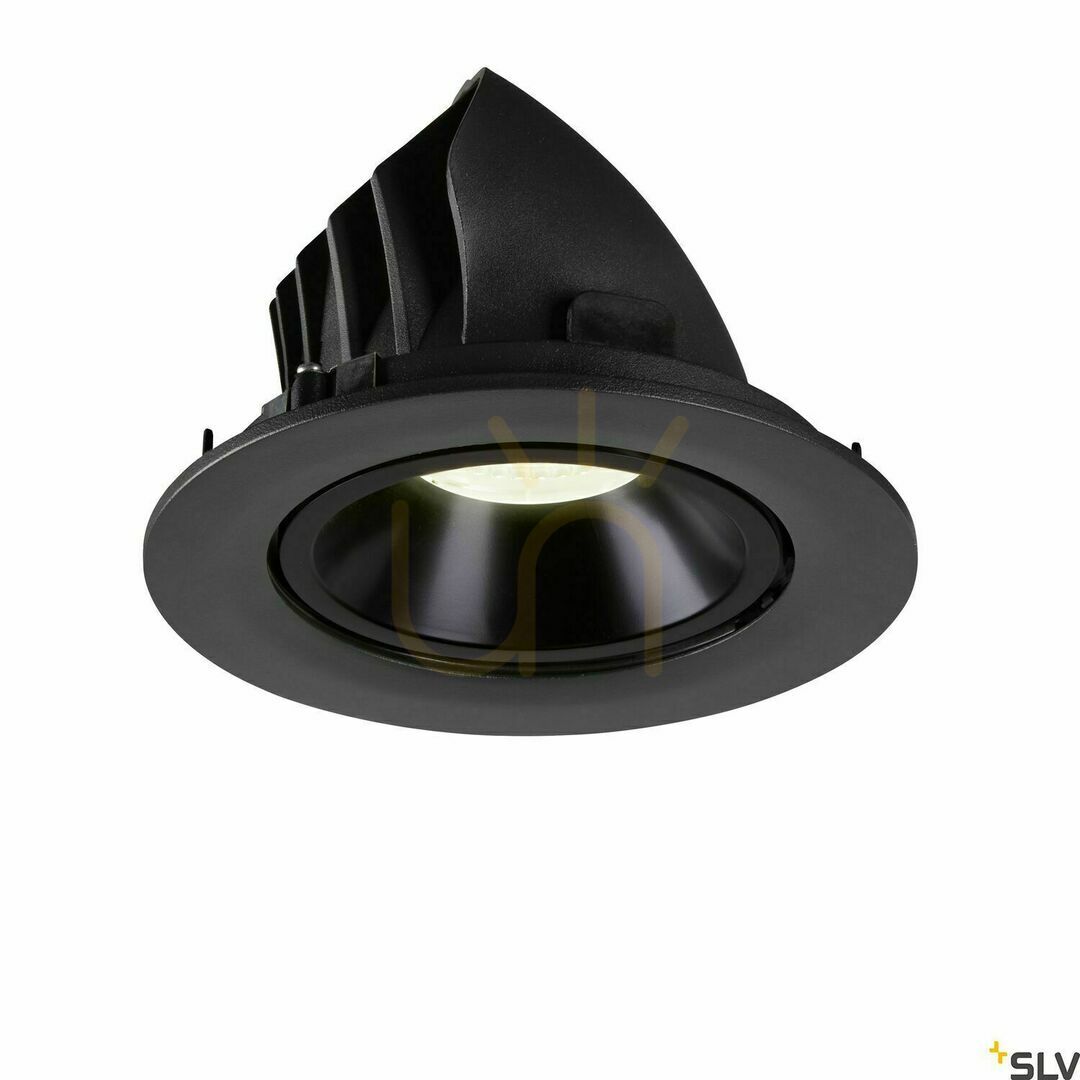 Kilátás Süllyesztett lámpatest SLV NUMINOS GIMBLE L fekete 25,4W 4000K 2350lm 1006017 Süllyesztett lámpatest SLV NUMINOS GIMBLE L fekete 25,4W 4000K 2350lm 1006017