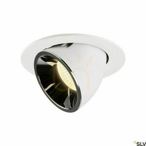 Süllyesztett lámpatest SLV NUMINOS GIMBLE L fehér-króm 25,4W 3000K 2200lm 1006010 small 0