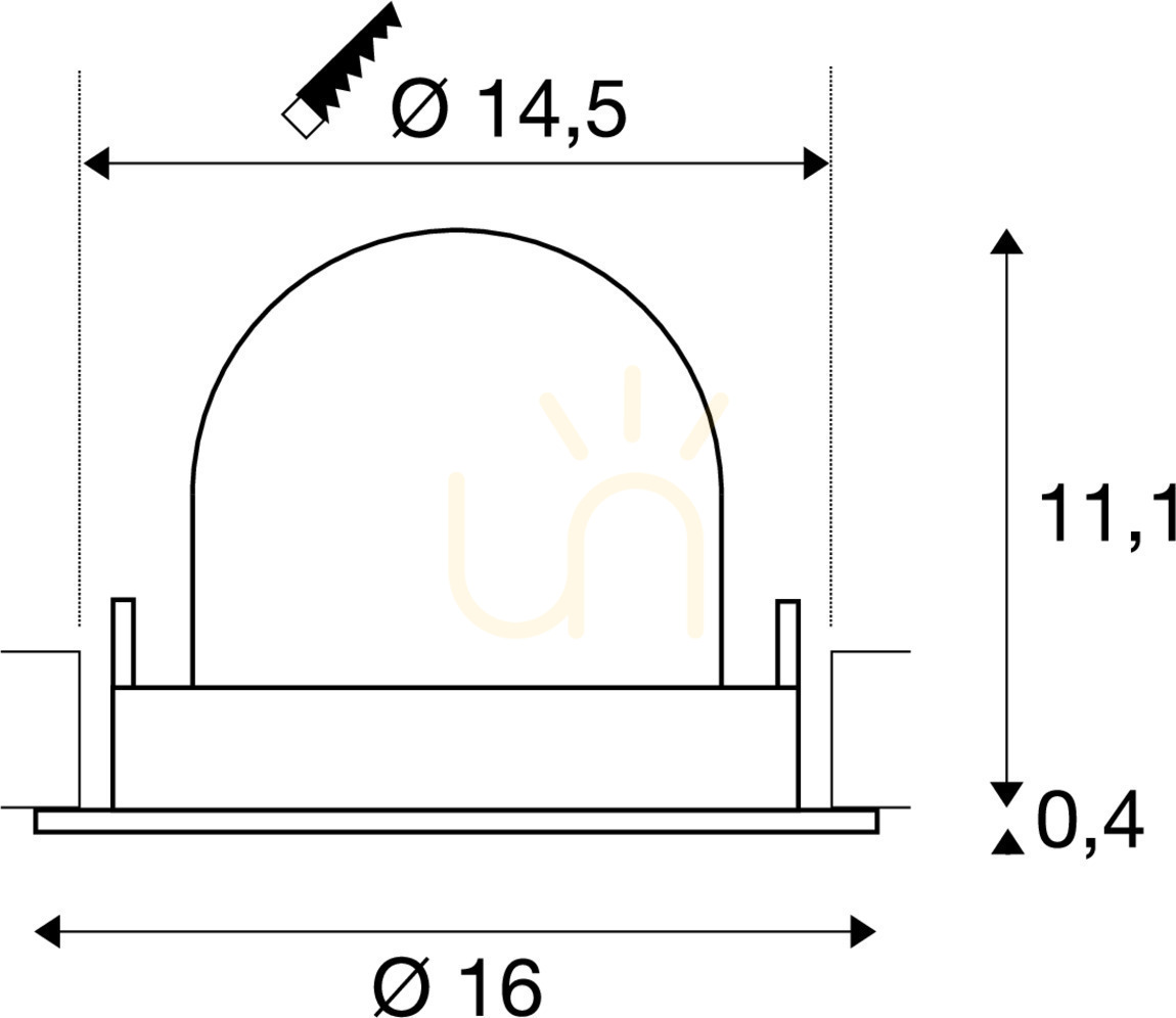 Kijelző Süllyesztett lámpatest SLV NUMINOS GIMBLE L fehér-fekete 25,4W 3000K 1006008 Süllyesztett lámpatest SLV NUMINOS GIMBLE L fehér-fekete 25,4W 3000K 1006008