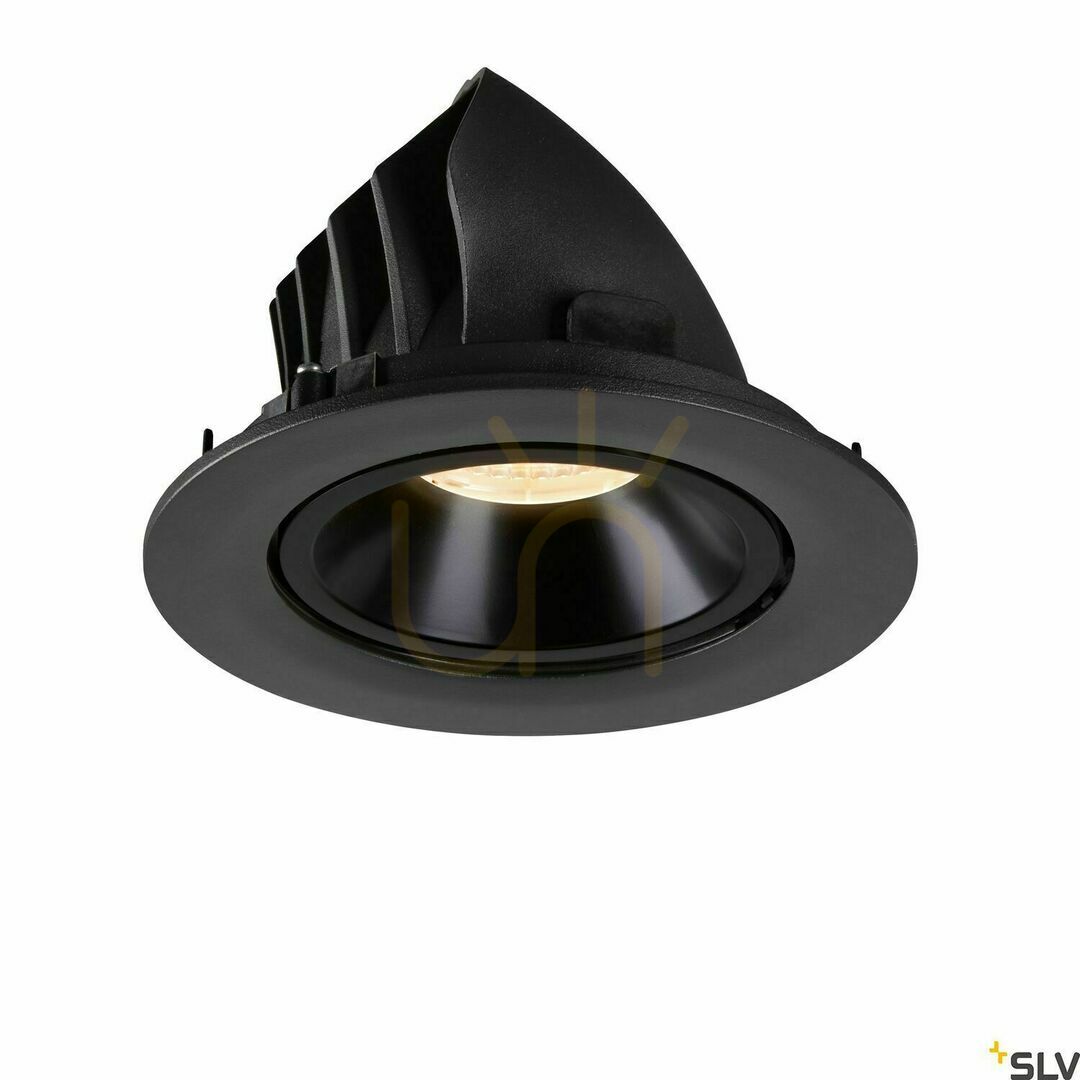 Kilátás Süllyesztett lámpatest SLV NUMINOS GIMBLE L fekete 2700K 25,4W 1005981 Süllyesztett lámpatest SLV NUMINOS GIMBLE L fekete 2700K 25,4W 1005981