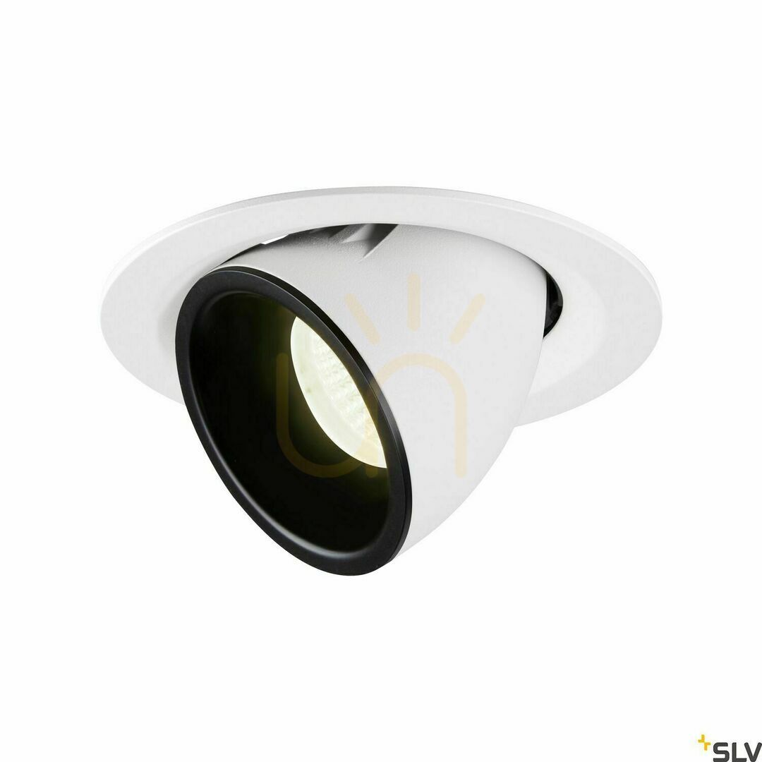 Jelölje be Süllyesztett lámpatest SLV NUMINOS GIMBLE M fehér-fekete 17,5W 4000K 1005966 Süllyesztett lámpatest SLV NUMINOS GIMBLE M fehér-fekete 17,5W 4000K 1005966