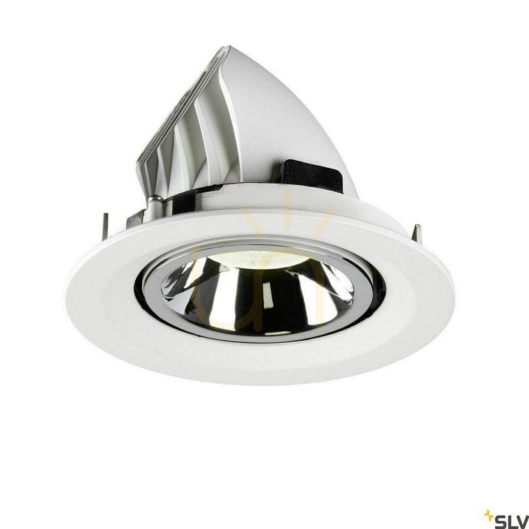 Kilátás Süllyesztett lámpatest SLV NUMINOS GIMBLE M fehér-króm 17,5W 4000K 1005968 Süllyesztett lámpatest SLV NUMINOS GIMBLE M fehér-króm 17,5W 4000K 1005968