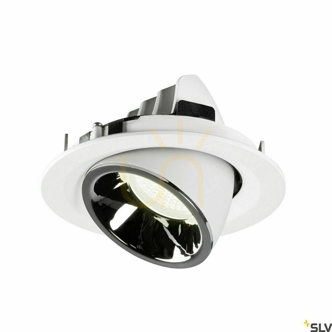 Előnézet Süllyesztett lámpatest SLV NUMINOS GIMBLE M fehér-króm 17,5W 4000K 1005968 Süllyesztett lámpatest SLV NUMINOS GIMBLE M fehér-króm 17,5W 4000K 1005968