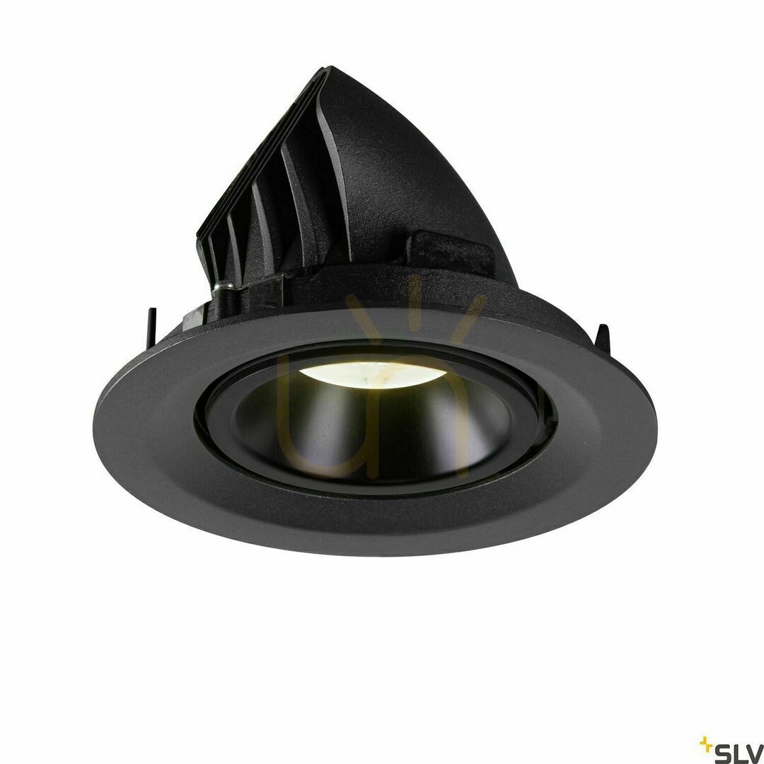 Kilátás Süllyesztett lámpatest SLV NUMINOS GIMBLE M fekete 17,5W 4000K 1600lm 1005963 Süllyesztett lámpatest SLV NUMINOS GIMBLE M fekete 17,5W 4000K 1600lm 1005963