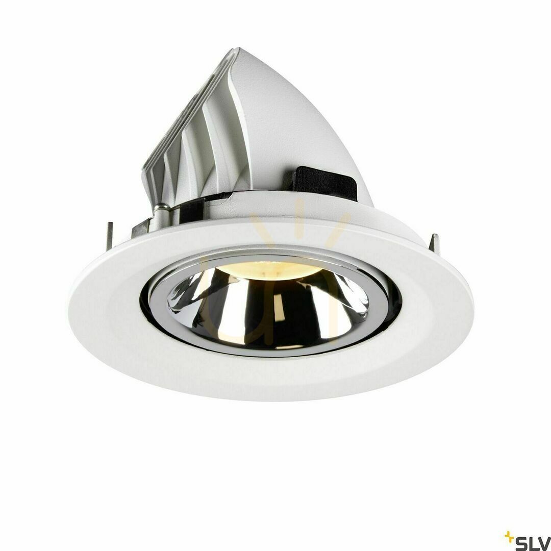 Kilátás Süllyesztett lámpatest SLV NUMINOS GIMBLE M fehér-króm 17,5W 3000K 1005956 Süllyesztett lámpatest SLV NUMINOS GIMBLE M fehér-króm 17,5W 3000K 1005956