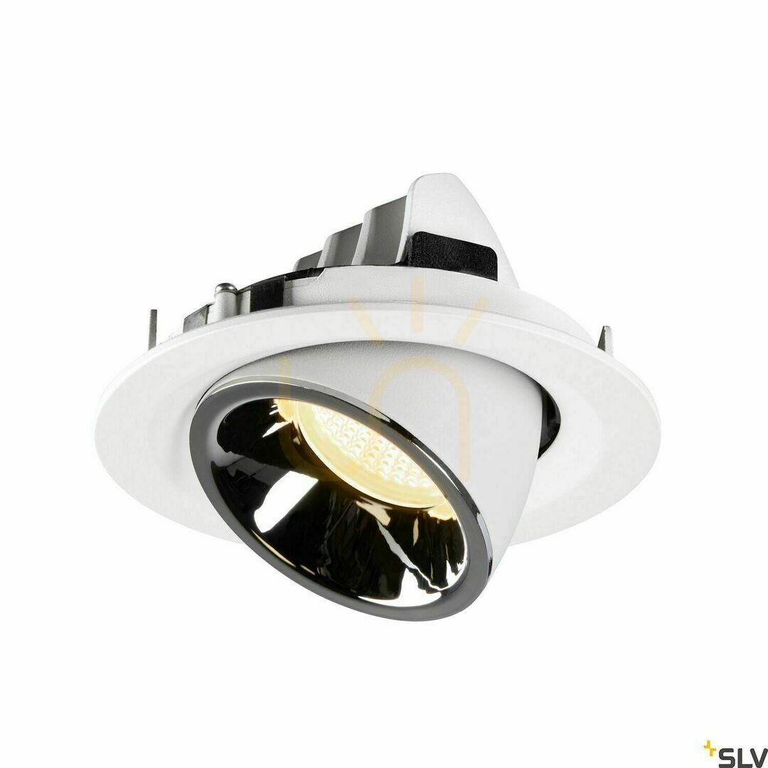 Előnézet Süllyesztett lámpatest SLV NUMINOS GIMBLE M fehér-króm 17,5W 3000K 1005956 Süllyesztett lámpatest SLV NUMINOS GIMBLE M fehér-króm 17,5W 3000K 1005956