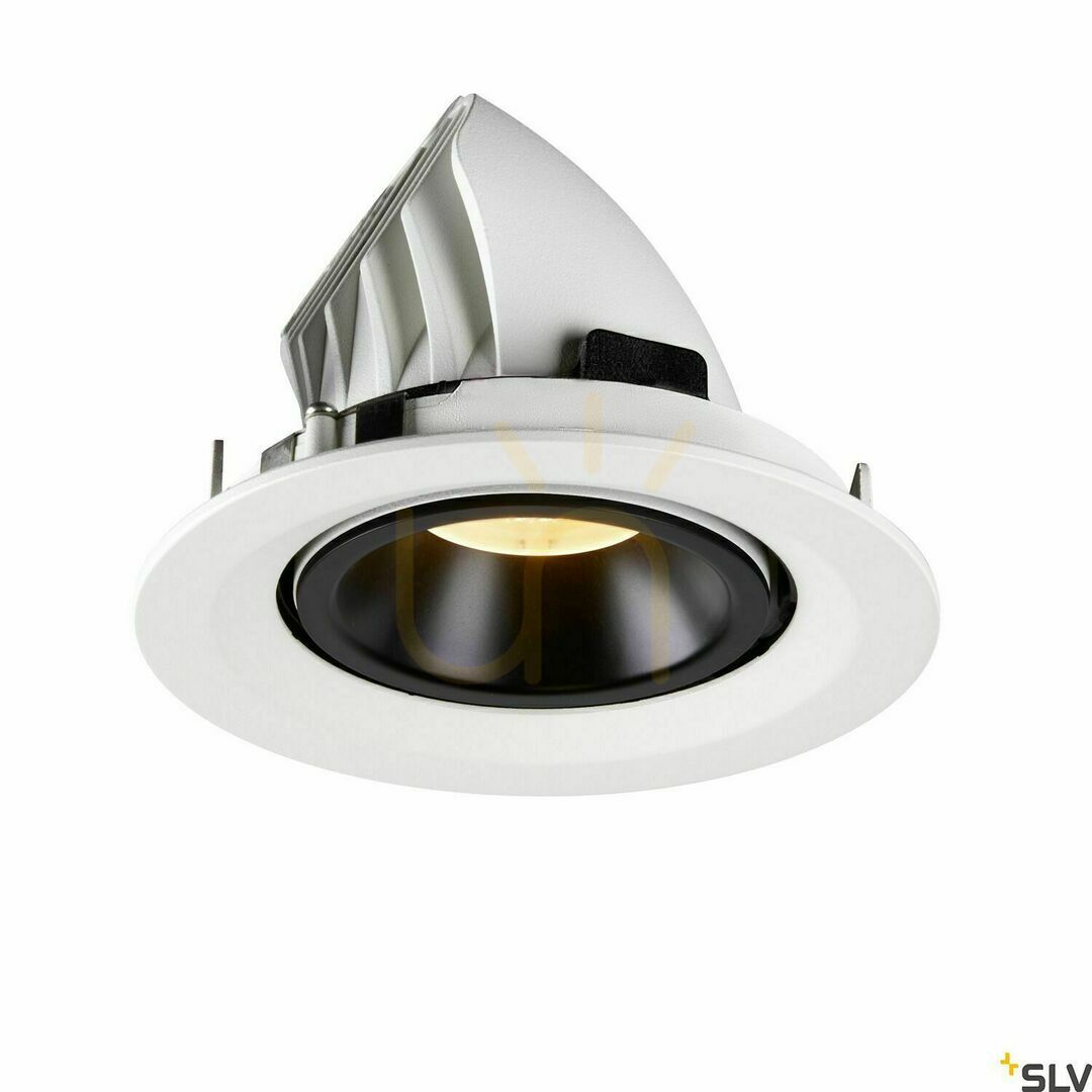 Kilátás Süllyesztett lámpatest SLV NUMINOS GIMBLE M fehér-fekete 17,5W 3000K 1005948 Süllyesztett lámpatest SLV NUMINOS GIMBLE M fehér-fekete 17,5W 3000K 1005948