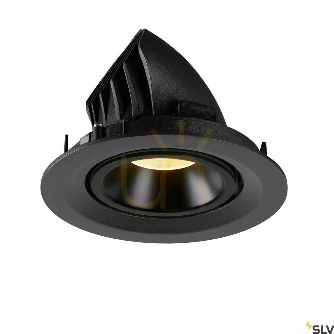 Kilátás Süllyesztett lámpatest SLV NUMINOS GIMBLE M fekete 17,5W 3000K 1005945 Süllyesztett lámpatest SLV NUMINOS GIMBLE M fekete 17,5W 3000K 1005945