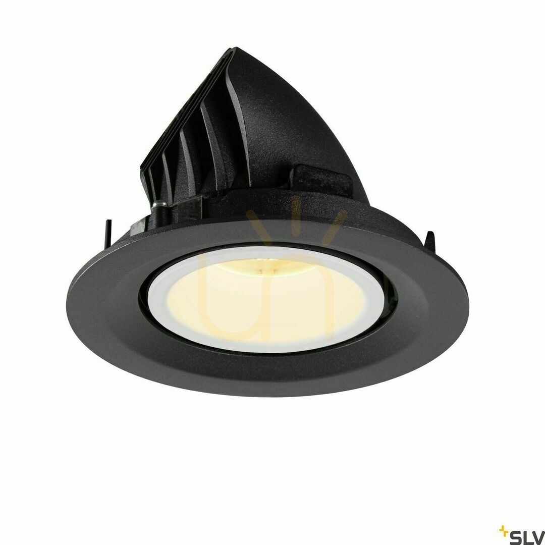 Kilátás Süllyesztett lámpatest SLV NUMINOS GIMBLE M fekete-fehér 17,5W 3000K 1005940 Süllyesztett lámpatest SLV NUMINOS GIMBLE M fekete-fehér 17,5W 3000K 1005940