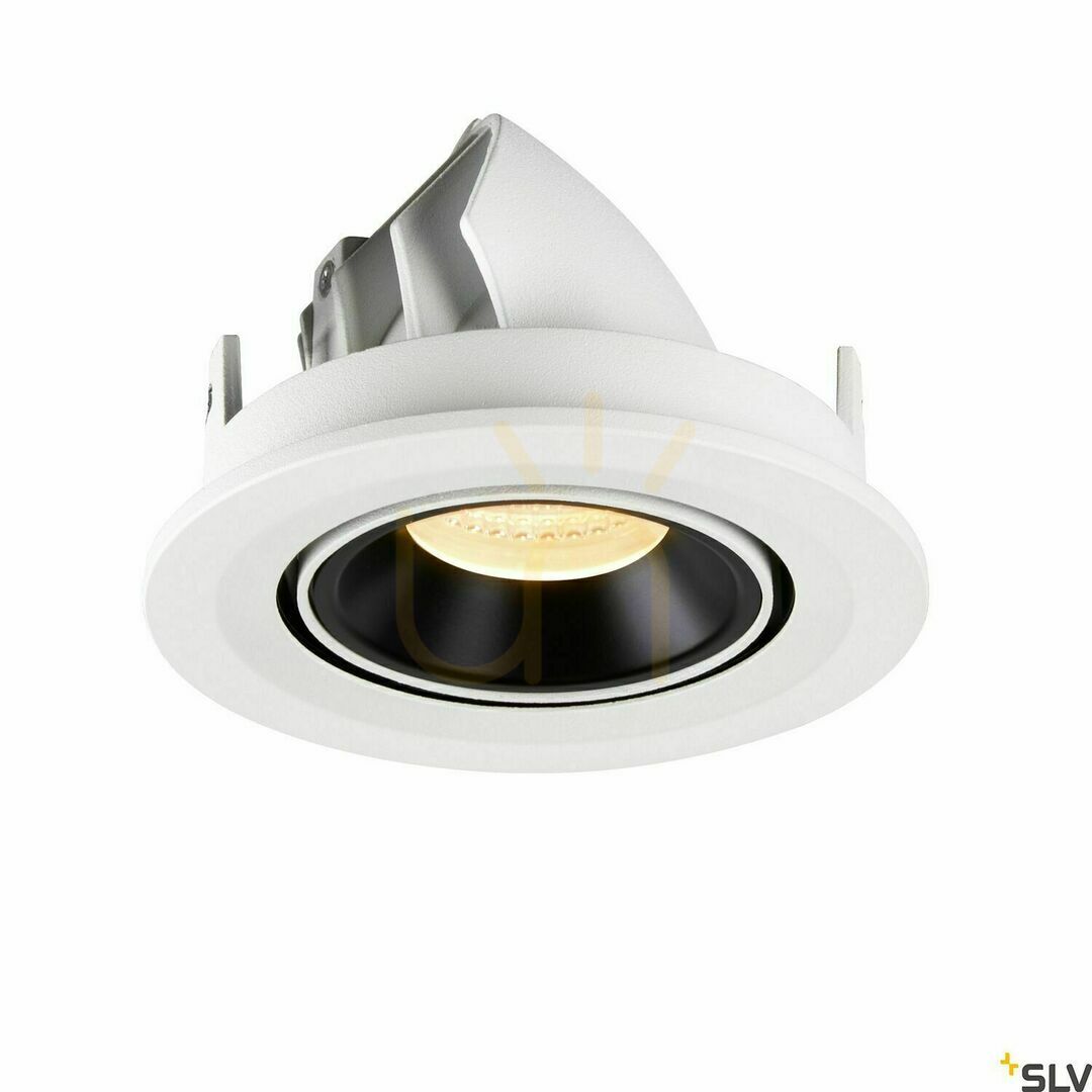 Kilátás Süllyesztett lámpatest SLV NUMINOS GIMBLE S fehér-fekete 8,6W 3000K 1005897 Süllyesztett lámpatest SLV NUMINOS GIMBLE S fehér-fekete 8,6W 3000K 1005897