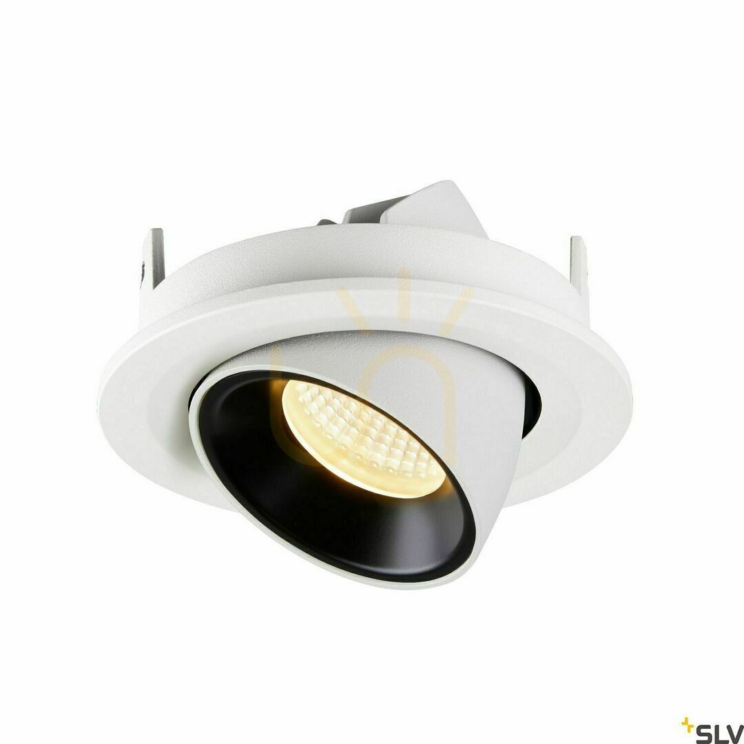 Előnézet Süllyesztett lámpatest SLV NUMINOS GIMBLE S fehér-fekete 8,6W 3000K 1005897 Süllyesztett lámpatest SLV NUMINOS GIMBLE S fehér-fekete 8,6W 3000K 1005897