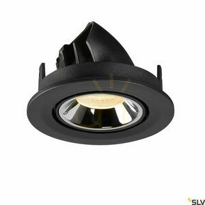 Süllyesztett lámpatest SLV NUMINOS GIMBLE S fekete-króm 8,6W 2700K 1005875 small 1