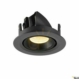 Süllyesztett billenthető lámpatest SLV NUMINOS GIMBLE XS 1005834 7W 3000K 670lm fekete small 1