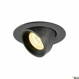 Süllyesztett billenthető lámpatest SLV NUMINOS GIMBLE XS 1005834 7W 3000K 670lm fekete small 0