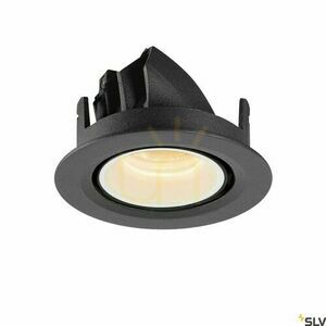 Süllyesztett lámpatest SLV NUMINOS GIMBLE XS fekete-fehér 7W 2700K 1005817 small 1