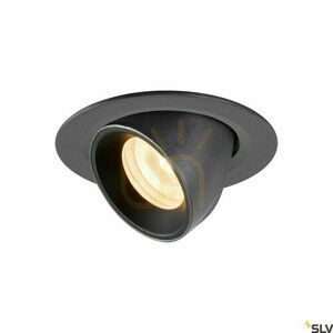 Süllyesztett lámpatest SLV NUMINOS GIMBLE XS fekete 7W 2700K 640lm 1005813 small 0