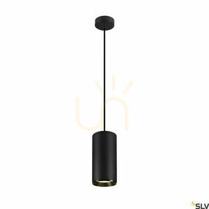 SLV NUMINOS XL PD 1005784 függőlámpa matt fekete LED 28W 3550lm 3000K 36° CRI90 DALI/Touch small 0