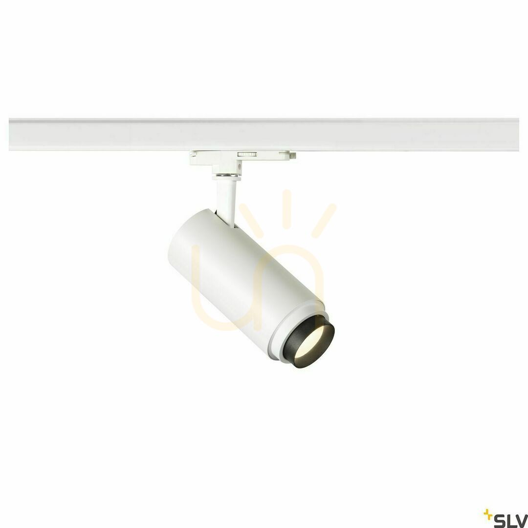 Kilátás Pálya lámpa SLV NUMINOS ZOOM M DALI 20W 4000K fehér 3-fázisú 1006119 Pálya lámpa SLV NUMINOS ZOOM M DALI 20W 4000K fehér 3-fázisú 1006119
