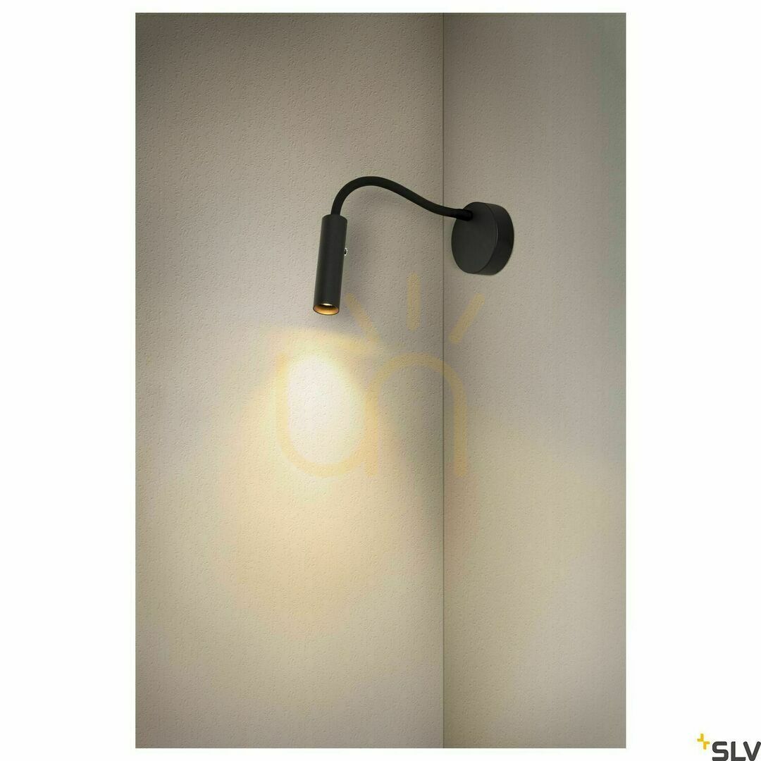 Jelölje be Fali lámpa SLV KARPO GOOSE fekete LED 5,8W 3000K 380lm 1006162 Fali lámpa SLV KARPO GOOSE fekete LED 5,8W 3000K 380lm 1006162