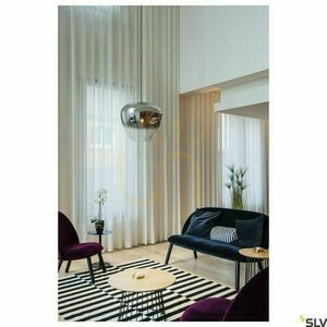 Függőlámpa SLV PANTILO CONVEX 40 króm üveg 1003444 small 3