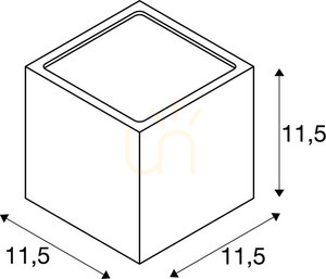 Kerti falilámpa SLV SITRA CUBE antracit alumínium IP44 232535 small 3