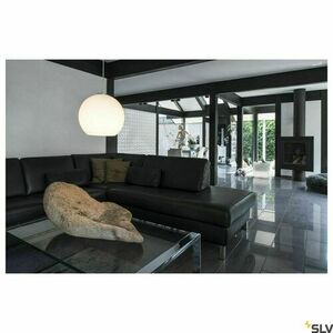 Függőlámpa SLV BIG SUN 30 PD fehér-króm üveg E27 60W 30 cm 1002046 1 Függőlámpa SLV BIG SUN 30 PD fehér-króm üveg E27 60W 30 cm 1002046 small 1