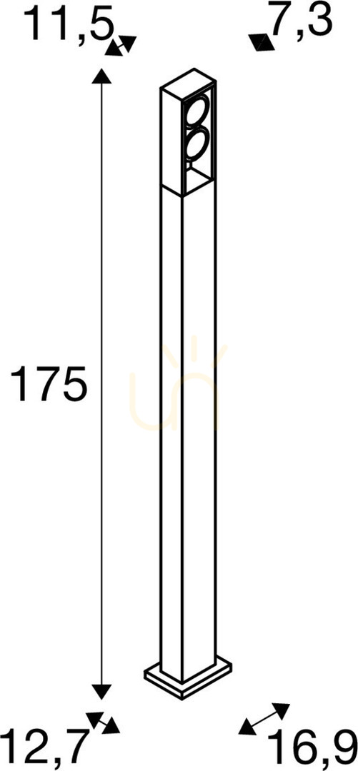 Előadás Kültéri állólámpa SLV ESKINA FRAME 175 antracit alumínium 27W IP65 1005440 Kültéri állólámpa SLV ESKINA FRAME 175 antracit alumínium 27W IP65 1005440