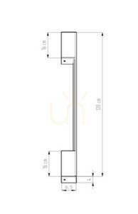 SAPPO M fali lámpa arany LED 20 W 4000K 2300 lm CRI 95, 120 cm, Thoro TH.205 small 9
