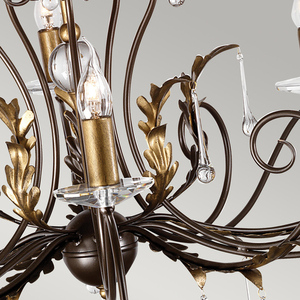 Amarilli 15 fényű csillár - bronz Elstead small 3