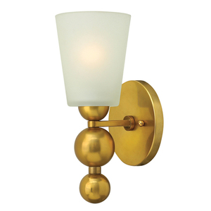 Zelda 1 fényű fali lámpa - Vintage Brass Elstead small 0