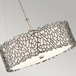Silver Coral 3 fényű Duo-Mount függeszték Elstead small 3