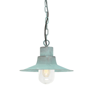 Sheldon 1 fényű láncos lámpa - Verdigris Elstead small 0
