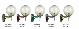Kültéri fali lámpa SU-MA Kule Classic fekete patinás K 3012/1/K 250 U small 5