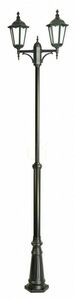SU-MA Retro Classic OGMWN 2 fekete kerti oszloplámpa 2×E27 195–295 cm small 0