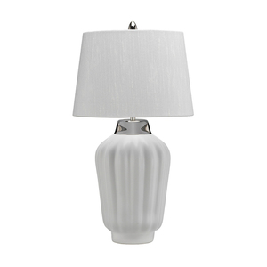 Bexley asztali lámpa - 1 fényforrás - Fehér/Polished Nickel Quintiesse small 0