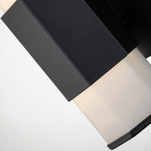 LED fali lámpa Facet - matt fekete Quintiesse small 3