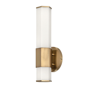 Quintiesse Facet LED fali lámpa, antikolt sárgaréz small 0